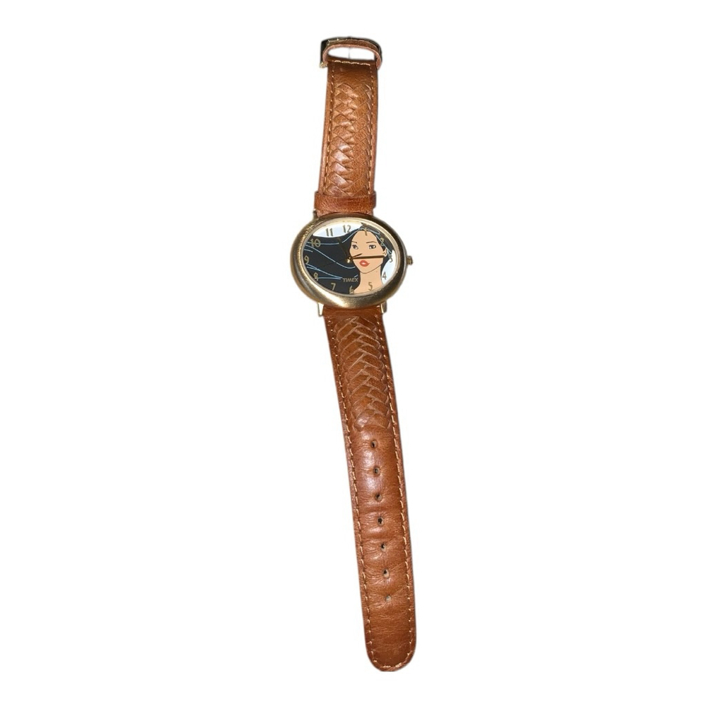 Disney Pocahontas Watch Women's Brown Gold One Size